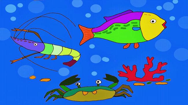 Tổng hợp tranh tô màu con vật sống dưới nước đẹp nhất Update 2023